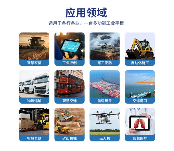 仲博CBIN99智显10寸车载工业平板的行业应用